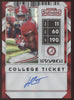 2020 Panini Contenders Henry Ruggs III College Ticket Fame RC Auto Autograph /5