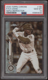 2020 Topps Chrome Kyle Lewis Sepia Refractor RC Rookie PSA 10 Gem Mint