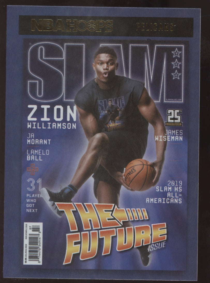 Zion Williamson FROM 2021 Panini Instant NBA Rising Stars Set