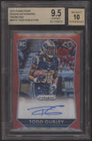 2015 Panini Prizm Todd Gurley Prizms Red RC Auto /100 BGS 9.5 Gem Mint 10