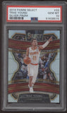 2019-20 Panini Select #33 Trae Young Concourse Prizm Silver PSA 10 Gem Mint