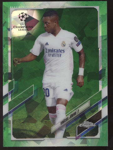 2020-21 Topps Chrome UCL Vicious Junior Sapphire Green Refractor /75