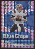 2021 Panini Mosaic #5 Mac Jones Prizm Purple Blue Chips RC Rookie /49